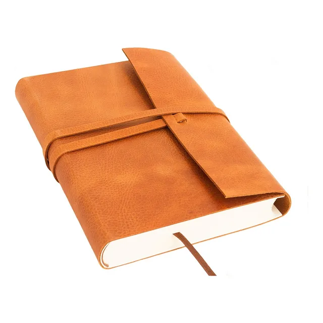 Cuaderno Bitácora Koel 200h Cuero Vacuno 21x15 Cm