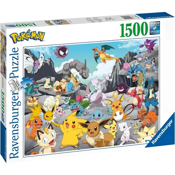 Rompecabezas Mundo Pokemon 1500 Pz Ravensburger Pikachu Puff