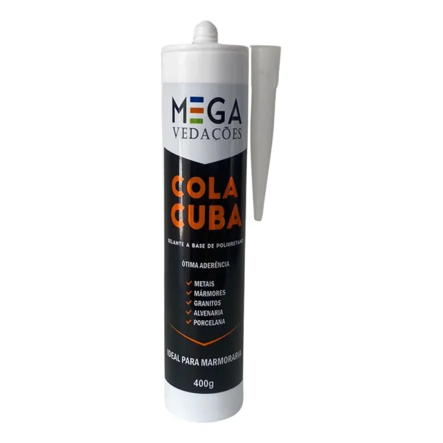 Cola Fixa Cuba Pu40 Inox Mármores Granitos Vedação - 3 Cores