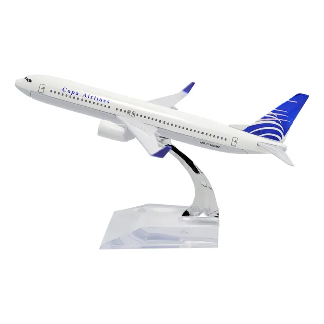 Modelo Avión Metal 16cm B737 Copa Airlines Juguete