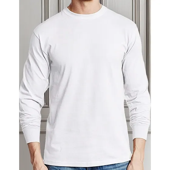 Camibusos Manga Larga 100% Algodón Cuello Redondo 5 Colores