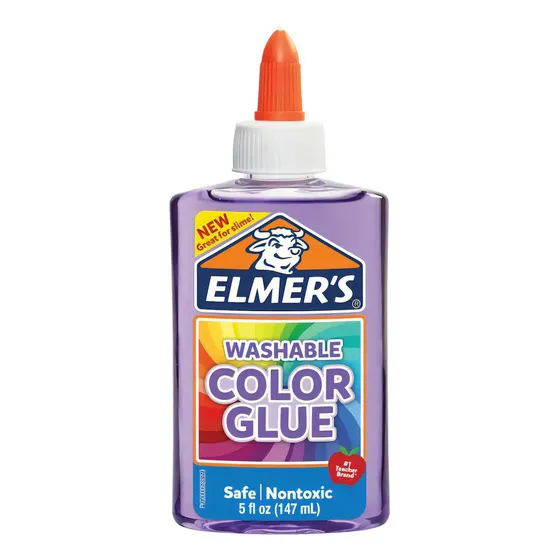 Pegamento Elmers Para Slime Elmer´s Glue Colores A Escoger Color Morado Transparente