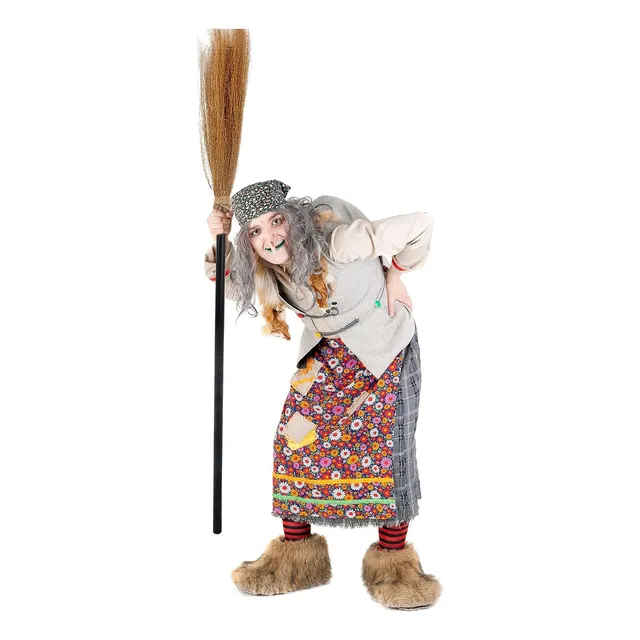Escoba Para Disfraz De Bruja Artesanal 1 Metro Halloween
