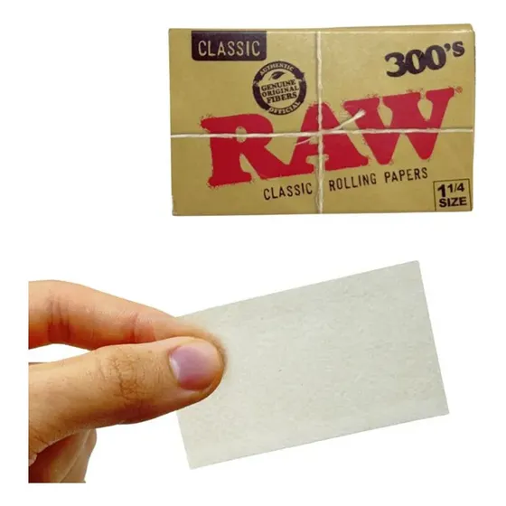 Seda Raw 1 1/4 300's Classic Original Importada 300 Sedas