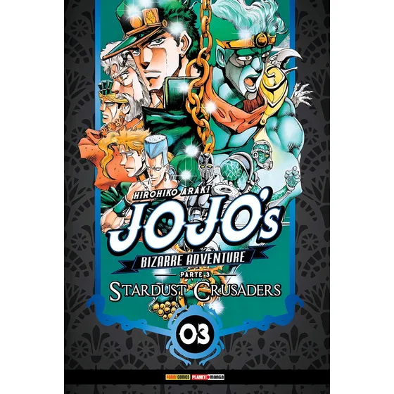 Jojo's Bizarre Adventure - Parte 3: Stardust Crusaders Vol. 3, de Araki, Hirohiko. Editorial Panini Brasil LTDA, capa mole em português, 2022