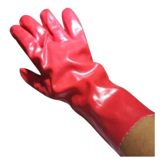 Guantes Pvc Rojos 