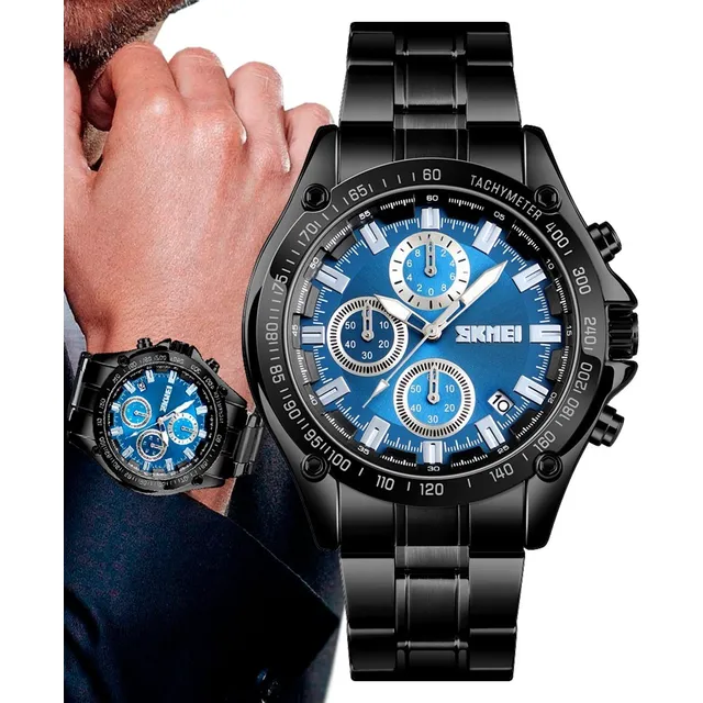 Reloj Skmei Ef 1393 Cronógrafo Cuarzo Acuático Moda Original