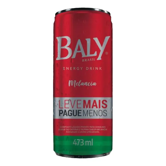 Energético Melancia Baly Lata 473ml Leve Mais Pague Menos