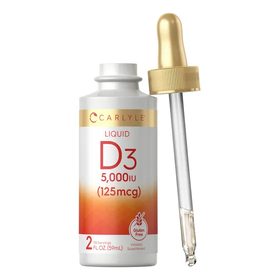 Suplemento Carlyle Liquid Vitamina D3 5000 Ui (125 Mcg) 60 M