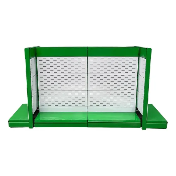Isla Gondola Central Con Panel Ranurado 130x260x70 Rukametal