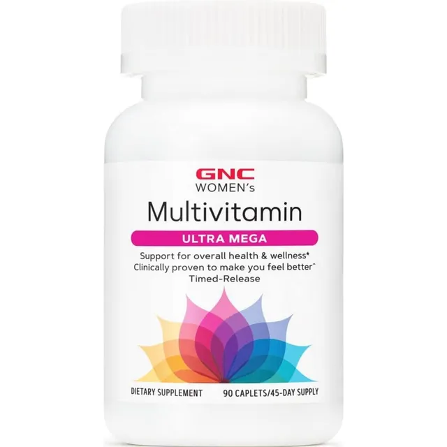 Gnc Ultra Mega Women Multivitamina 90 Unidades