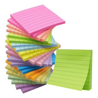 (24 Paquete) Notas Adhesivas Forradas 3x3 En Post Regled De (24 Paquete) Notas Adhesivas Forradas 3x3 En Post Regled De