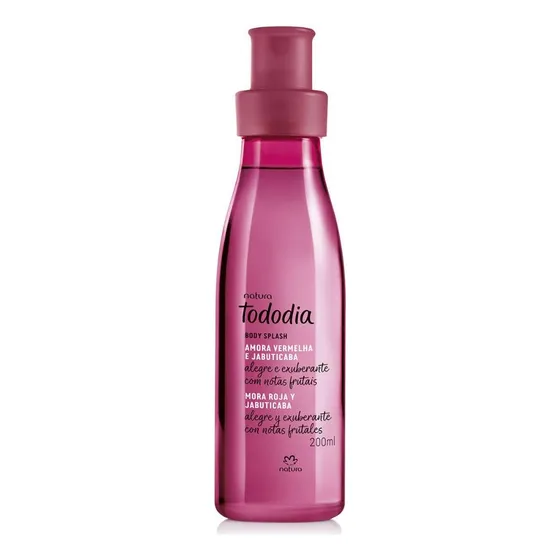 Body Splash Tododia Mora Roja Y Jabuticaba 200 Ml Natura
