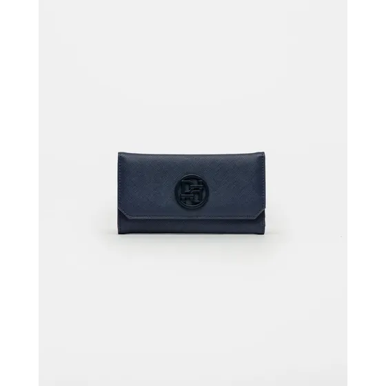 Billetera Prune P&p Azul Azul Liso