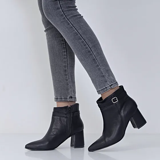 Bota Caña Corta Mujer Lady Comfort Elegante