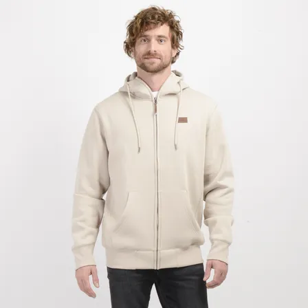 Poleron Bavaro Fz Ii Beige Hombre Oneill