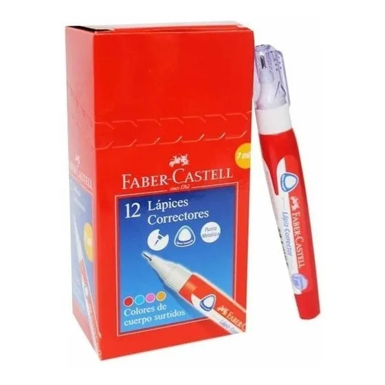 Faber Lápiz Corrector 12 unidades 7mL