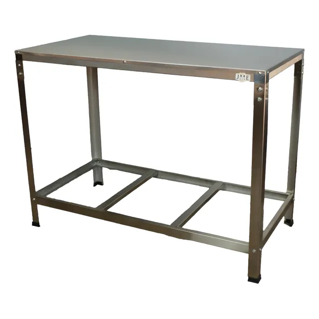 Mesa De Serviço 120x60 Inox P/ Confeitaria Açougue Padaria 