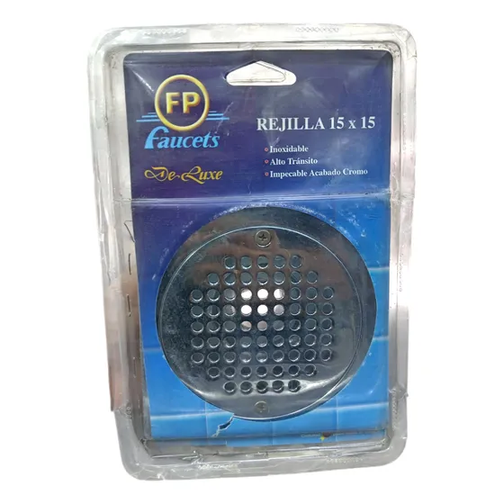 Desagüe De Piso De Acero Inoxidable 15x15 Cm Fp Faucets