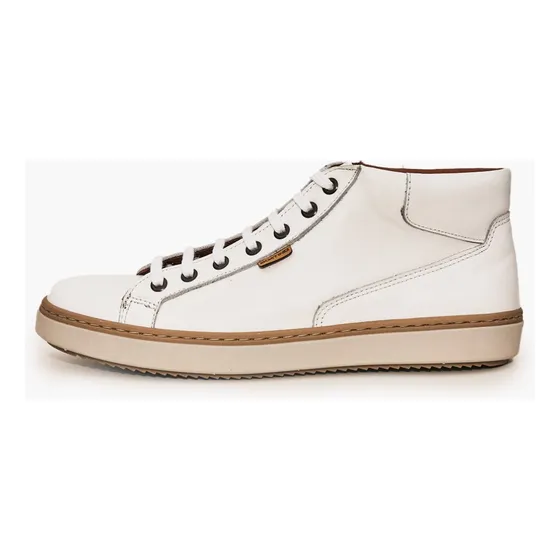 Bota De Cuero Blanco Oslo Hombre Boating