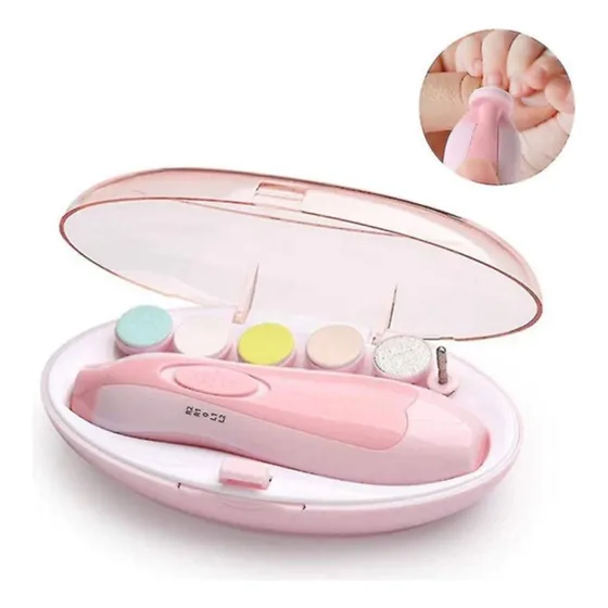 Limador De Uñas Para Bebé Y Adulto Con Linterna Sin Ruido