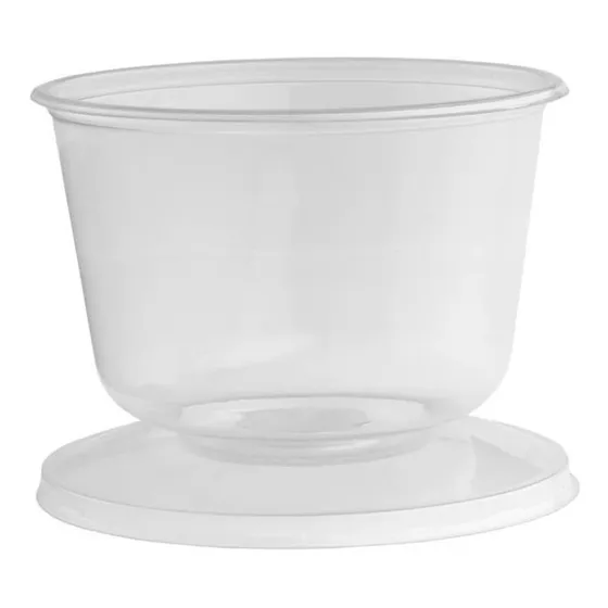 Caja 20 Copas Venecianas Con Tapa Plásticos Darnel 5 Oz