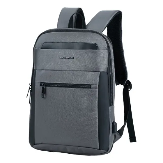 Mochila Hummer Portanotebook Antirrobo C/ Usb Valija Premium