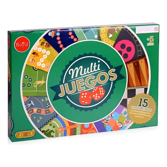 Juego De Mesa Multijuegos De Royal 15 Juegos Divertidos