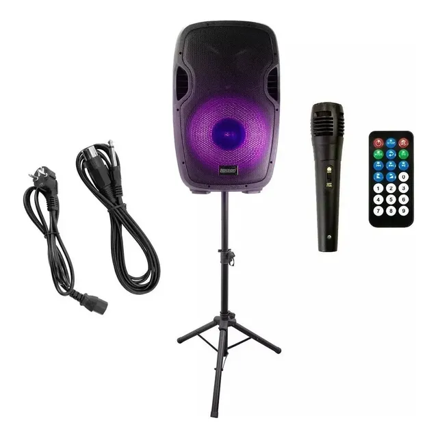 Parlante Caja Activa Lexsen Sonic 15' 200w + Trípode + Mic