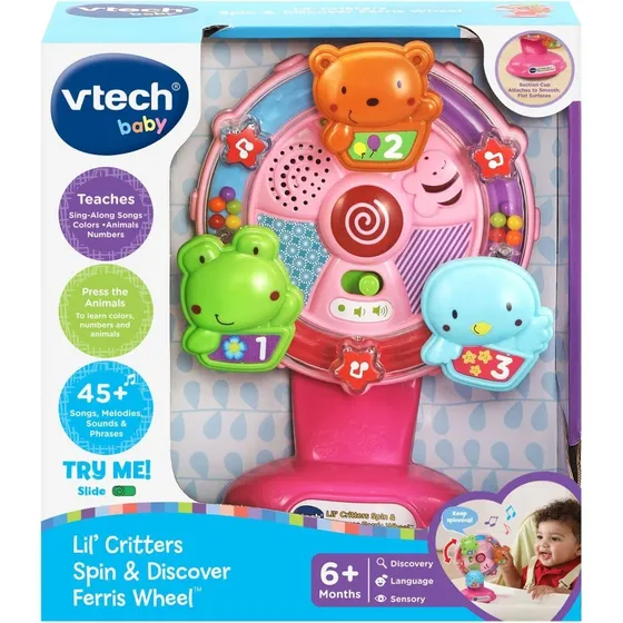 Juguete Didactico Rueda De La Fortuna Vtech Niña