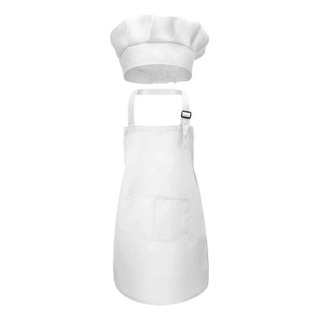 A Conjunto De Delantal Y Gorro De Cocinero Infantil, A Conjunto De Delantal Y Gorro De Cocinero Infantil,