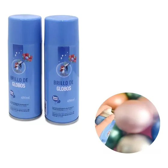 Pack X 2 Abrillantador De Globos  Brillo De Globos  450ml