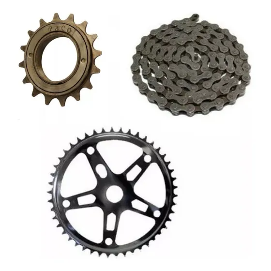 Corrente Tec Catraca Roda 20d Engrenagem 46d  Bike Comum Kit