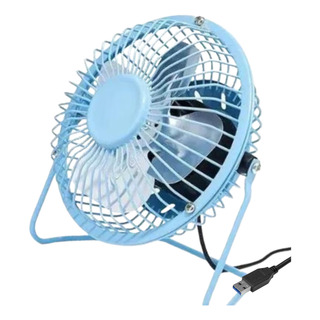 Ventilador De Escritorio Usb Pequeño Aspas De Metal 14cm Ventilador De Escritorio Usb Pequeño Aspas De Metal 14cm