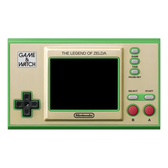 Nintendo Game & Watch The Legend of Zelda color dorado y verde 2021