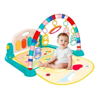 Tapete De Atividades Musical Bebe Piano Lumi Verde Maxi Baby Tapete De Atividades Musical Bebe Piano Lumi Verde Maxi Baby