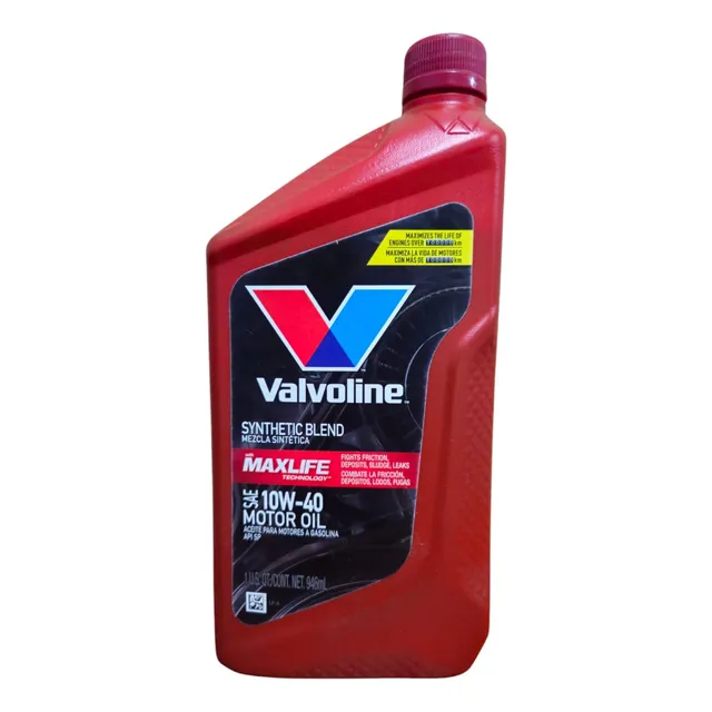 Aceite 10w40 Semi Sintetico Valvoline