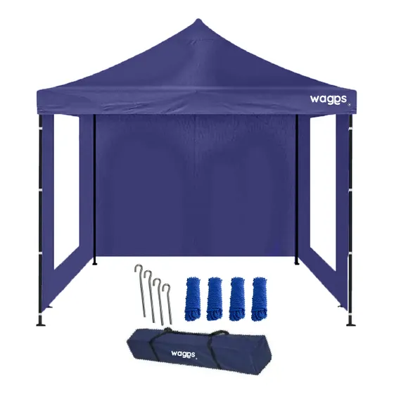Gazebo Plegable 3x3mts Autoarmable Impermeable Cerrado Waggs
