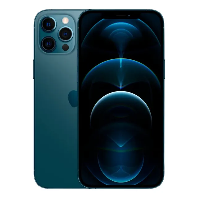 Apple iPhone 12 Pro 5g Renovado, Versión Estadounidense, 256 Gb, Azul Pacífico, Desbloqueado