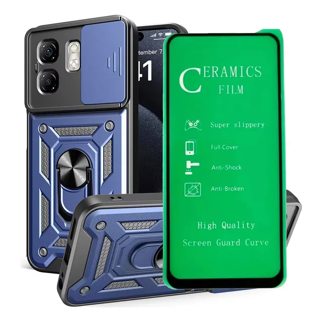 Forro Funda Antichoque Ultra Reforzado + Protector De Pantalla Para Infinix (hidrogel O Vidrio Cerámico)