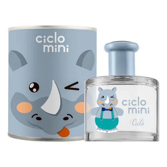 Perfume Infantil Ciclo Rino Lata Colônia 100ml  Ciclo