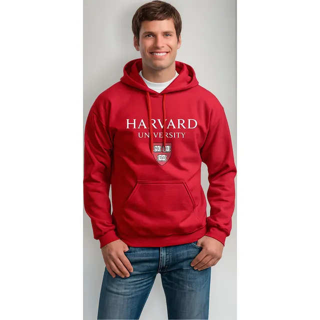 Buzo Hoodie Capota Deportivo Harvard Universidad Cambridge
