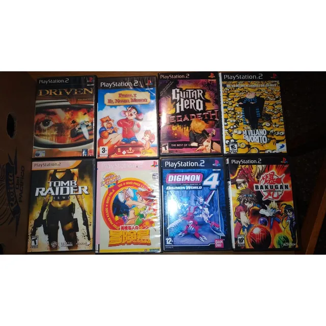 Juegos Ps2 Con Caja, Caratula , Disco Con Dibujo
