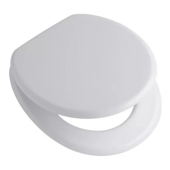 Tapa de inodoro de madera laqueada Traful Tsx-b universal para andina agtuel florencia y mayo color blanco