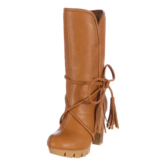 Botine Zapato Bota Larga Agua Para Mujer Hking Nieve Jardin