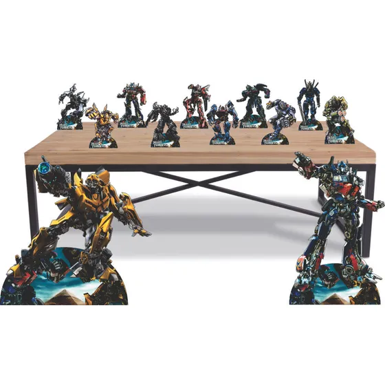 Transformers - Kit Display 8 De Mesa 2 Chão
