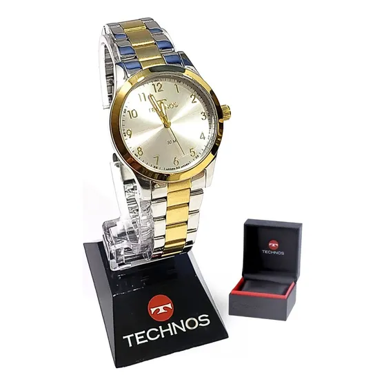 Relógio Technos Feminino Analógico Bicolor 2035mkk/5k