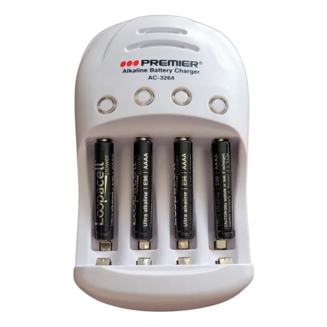 Cargador Pila Alkalina Recargables Aa Aaa Y 4a Aaaa
