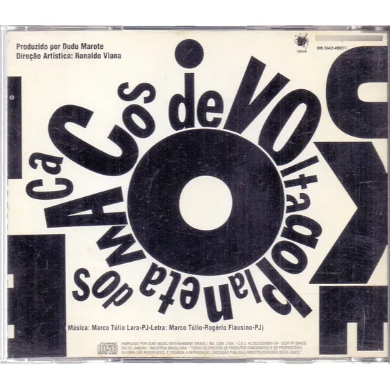 Cd Jota Quest / De Volta Ao Planeta Dos Macacos Raro [17]