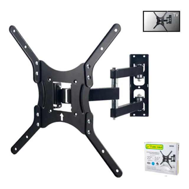 Soporte Pantalla Tv Pared Vesa 22 A 55 Pulgadas Brazo Reforz